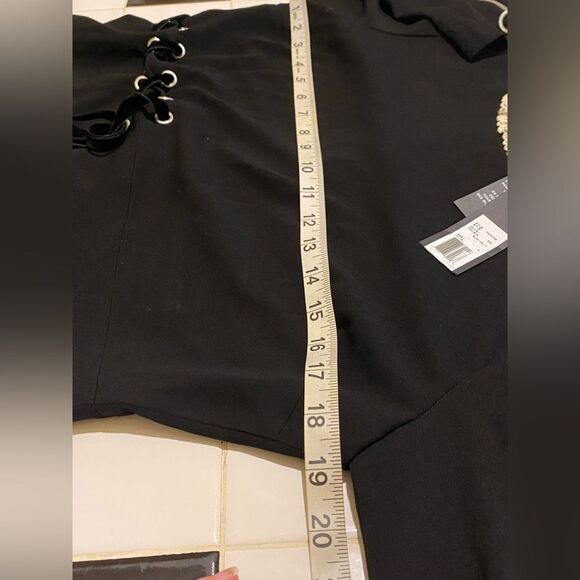 NWT Marc by Marc Jacobs SZ 8 Irving Tie Dress Velvet Chiffon Trim Whimsical Goth - Picture 13 of 16